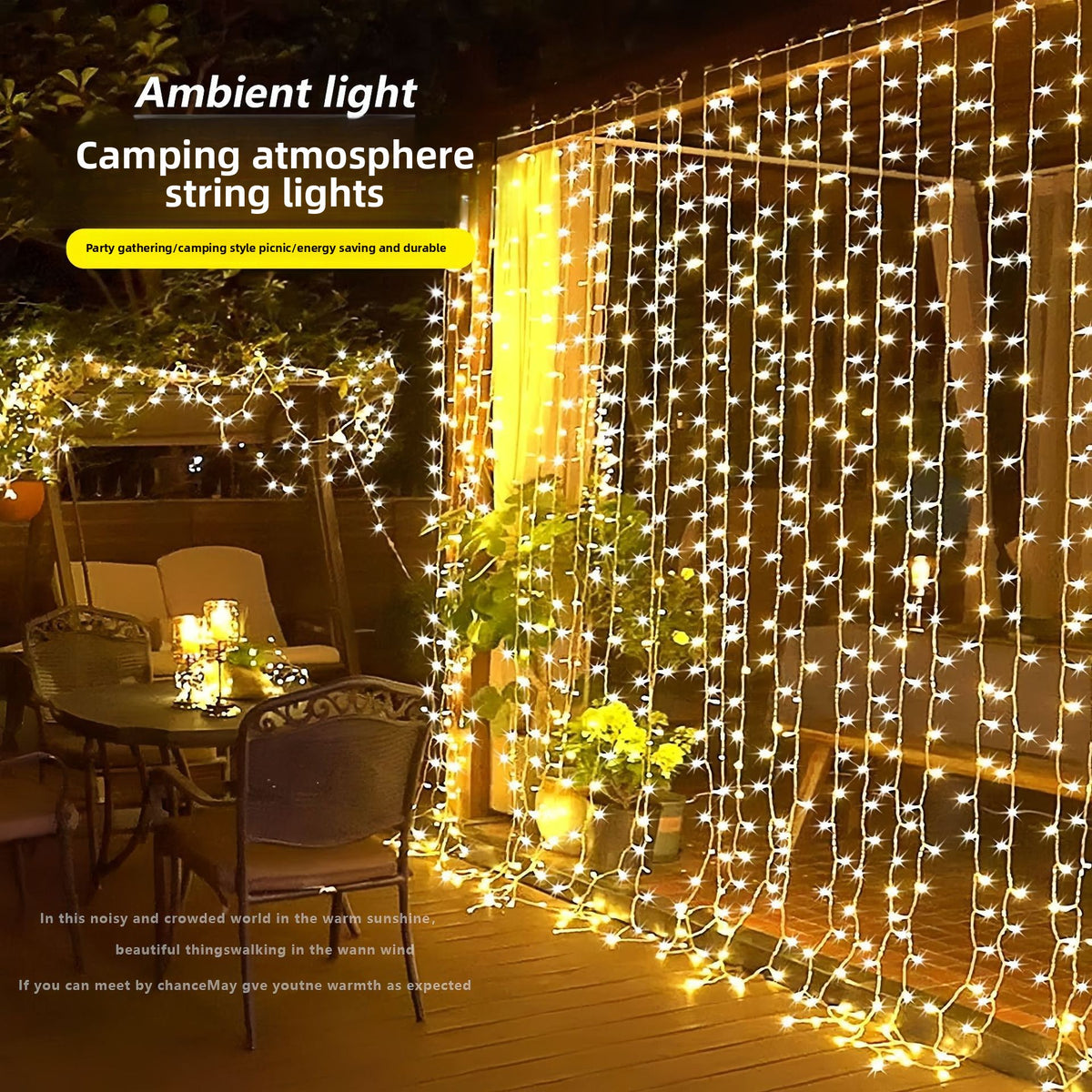 Curtain String Lights – Instant Ambiance for Any Room