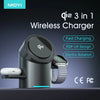 Qi2 Magnetic Wireless Charging Stand – 3-in-1 Fast Charger